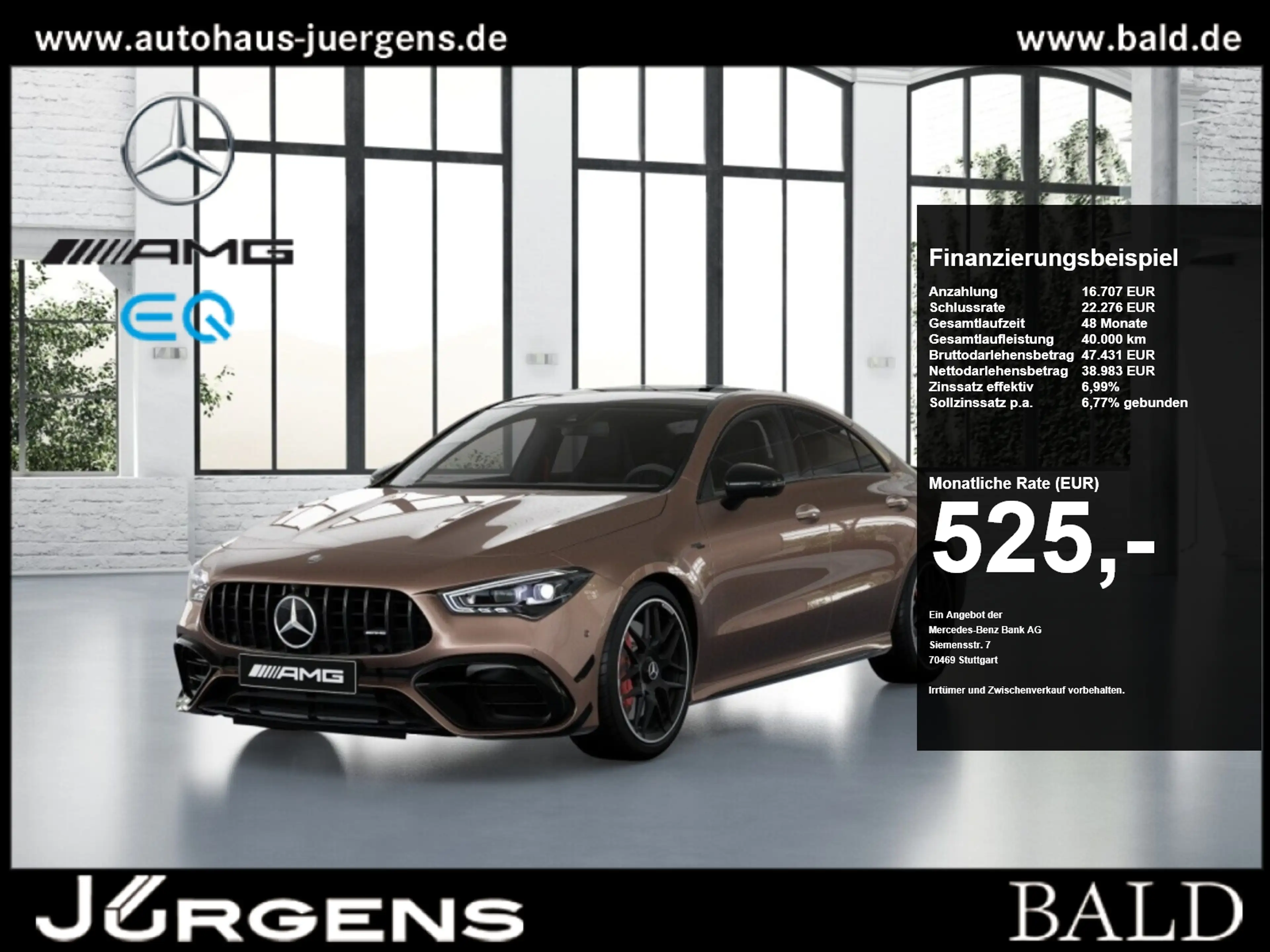 Mercedes-Benz CLA 45 AMG S 4M+ Aero/Perf. Sitze/Pano/Burm/MLB