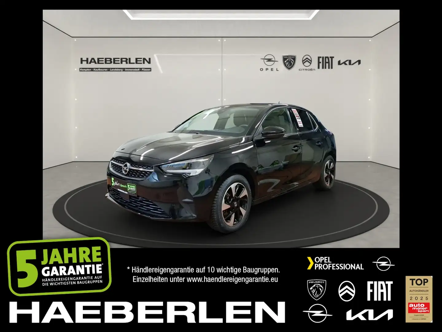 Opel Corsa-e Elegance *180°Kamera*Sitzheizung* Black - 1
