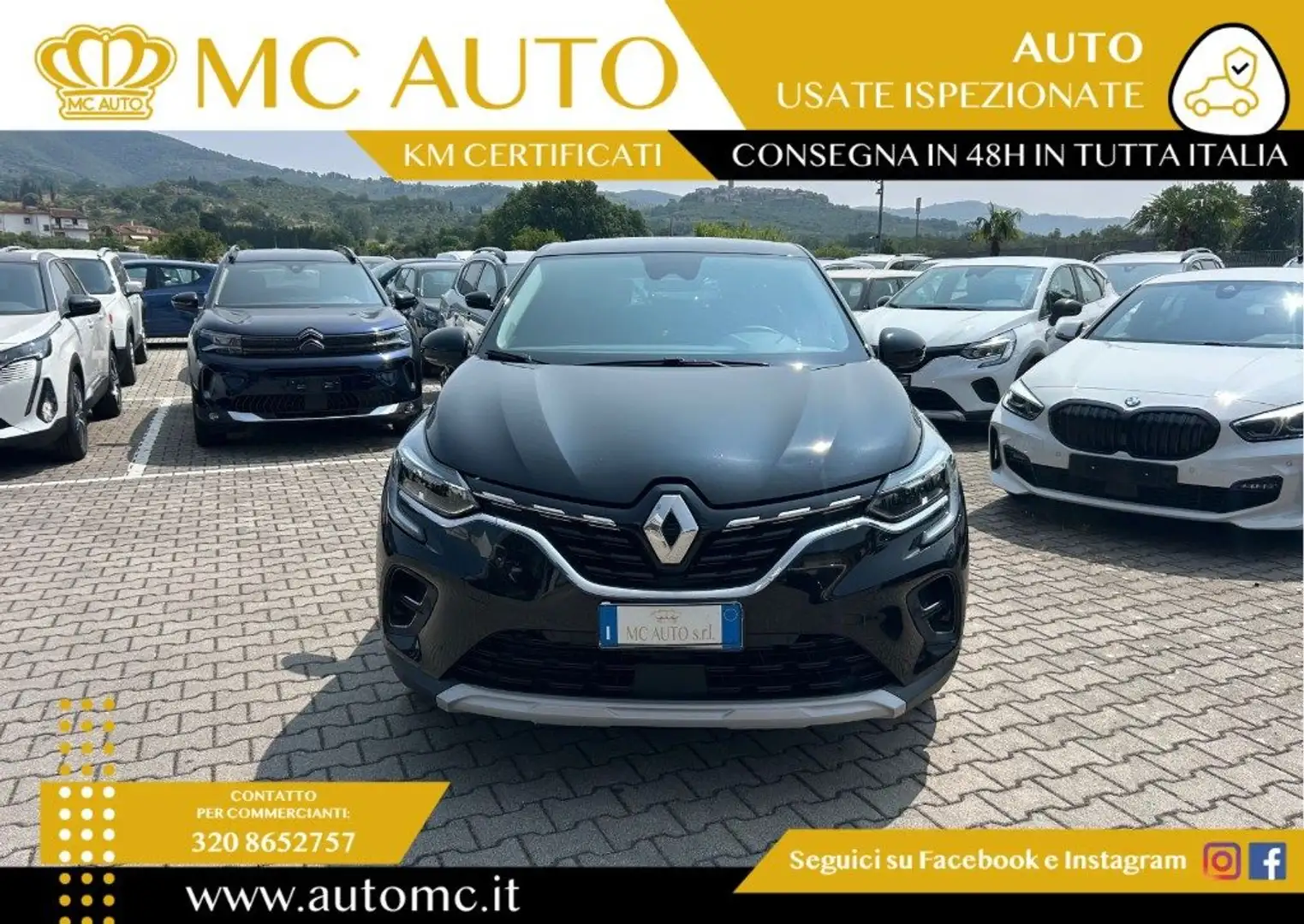 Renault Captur Full Hybrid E-Tech 1.6 145 CV Intens PROMO CON FIN Nero - 2