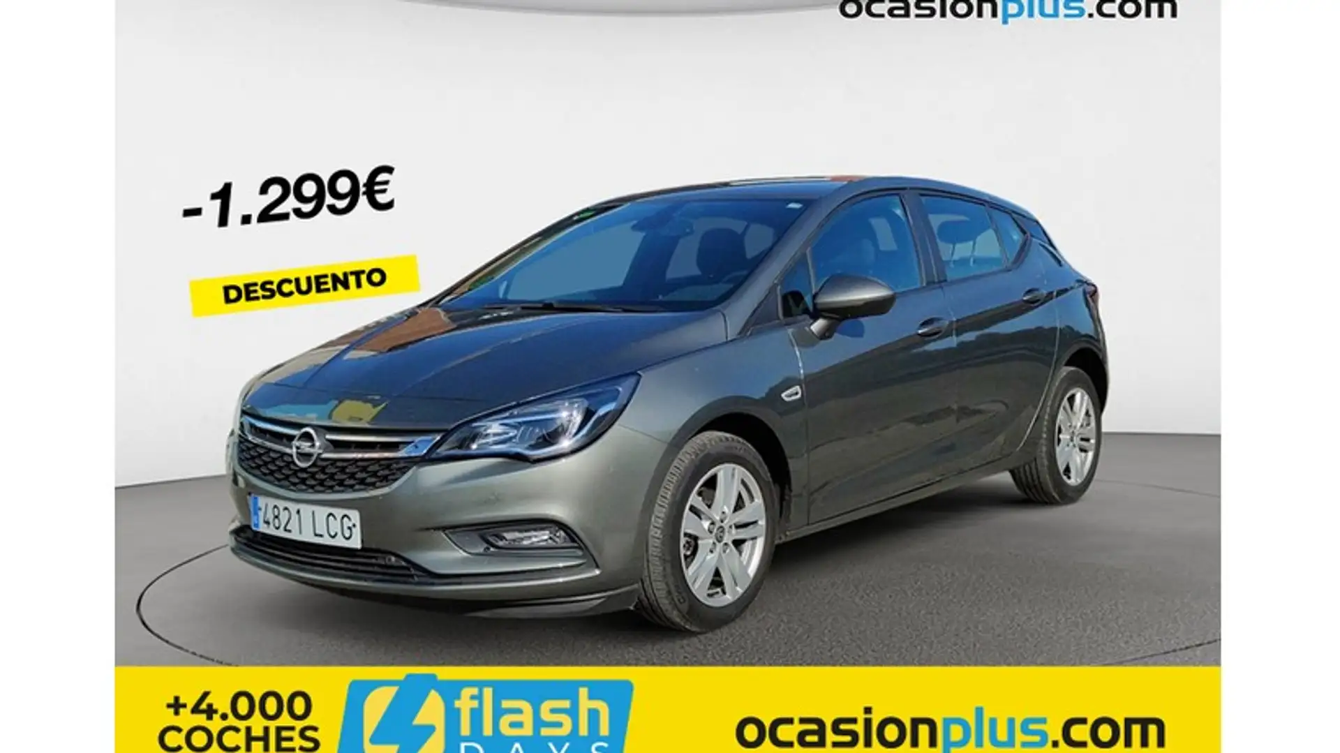 Opel Astra 1.6CDTi S/S Selective 110 Gris - 1