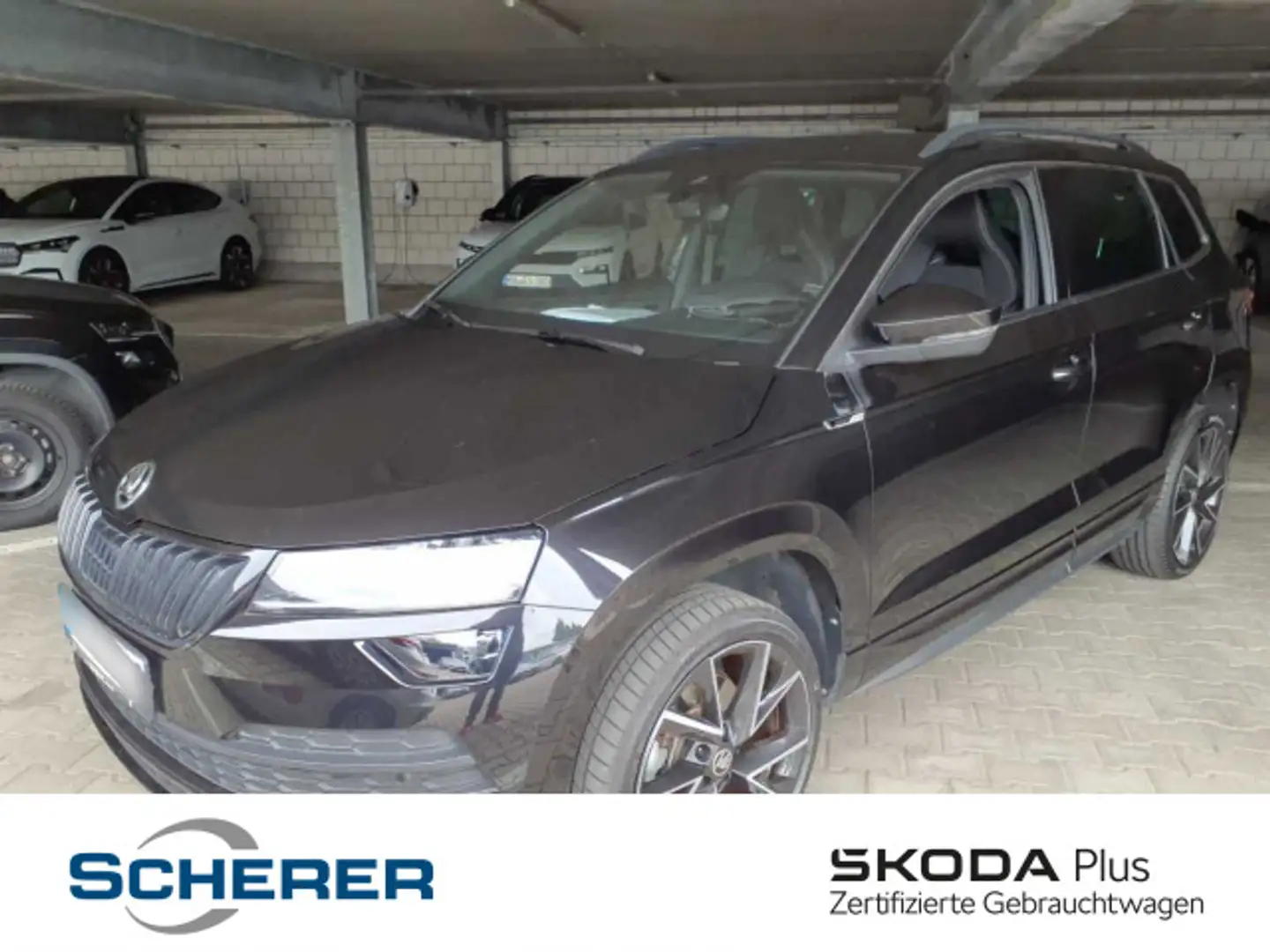 Skoda Karoq 1.5 TSI DSG SportLine LED+ACC+Standhz+Kame Schwarz - 1