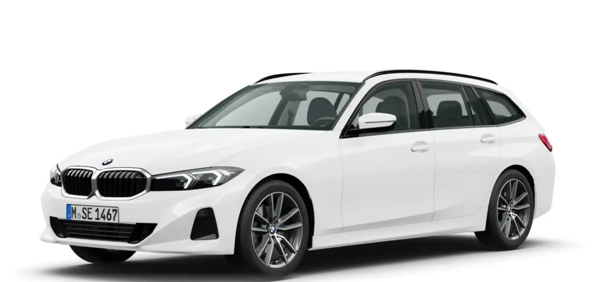 BMW 318 i Shz., DAB, NAVI, LED, Cruise Control, Klima, Blanc - 2