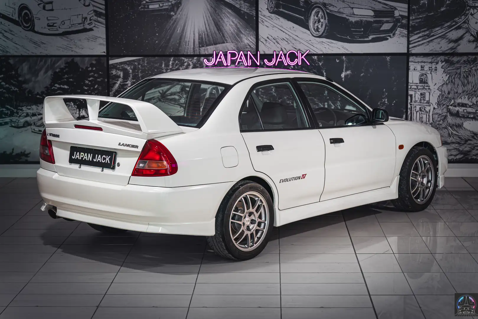 Mitsubishi Lancer Evo Evolution IV rs Weiß - 2