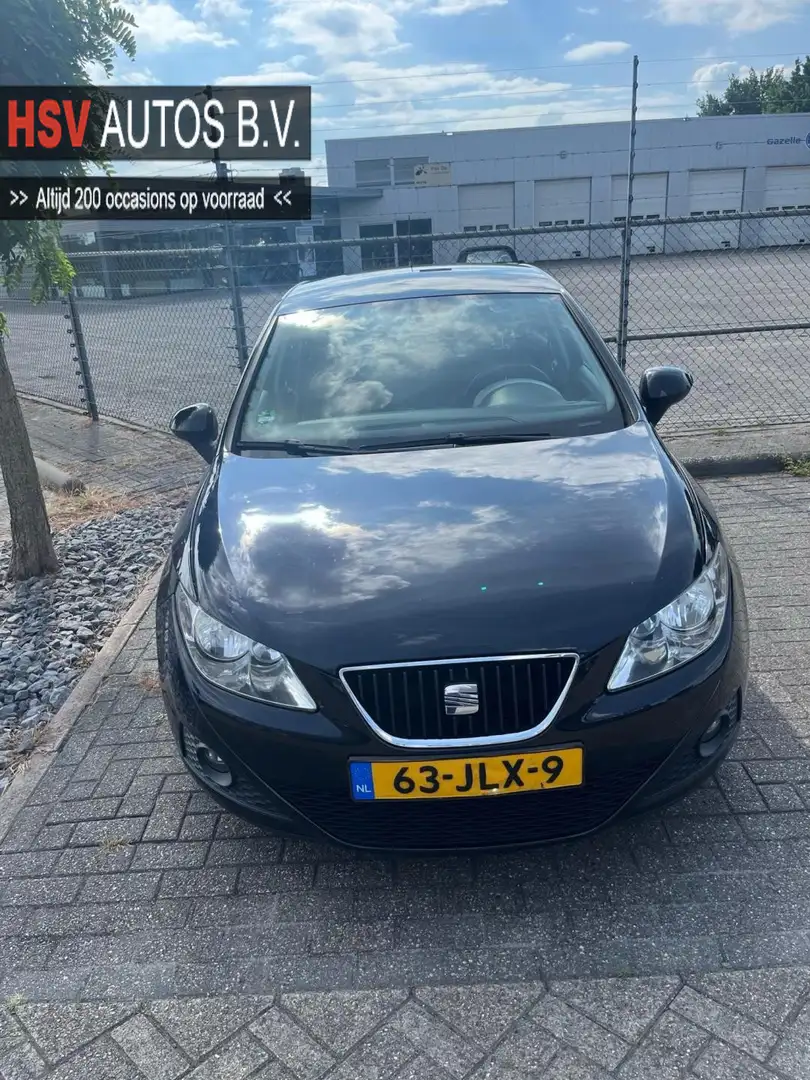 SEAT Ibiza 1.4 Sport airco LM 4-deurs org NL Zwart - 1