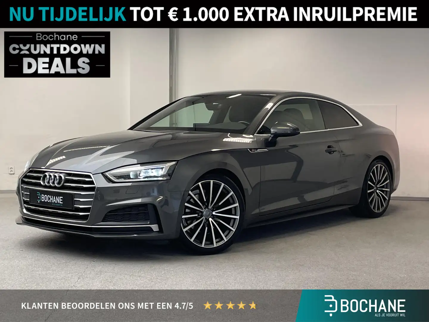Audi A5 Coupé 2.0 TFSI 3x S-Line | 2e-EIG. | ORG.NL | DEAL Gris - 1