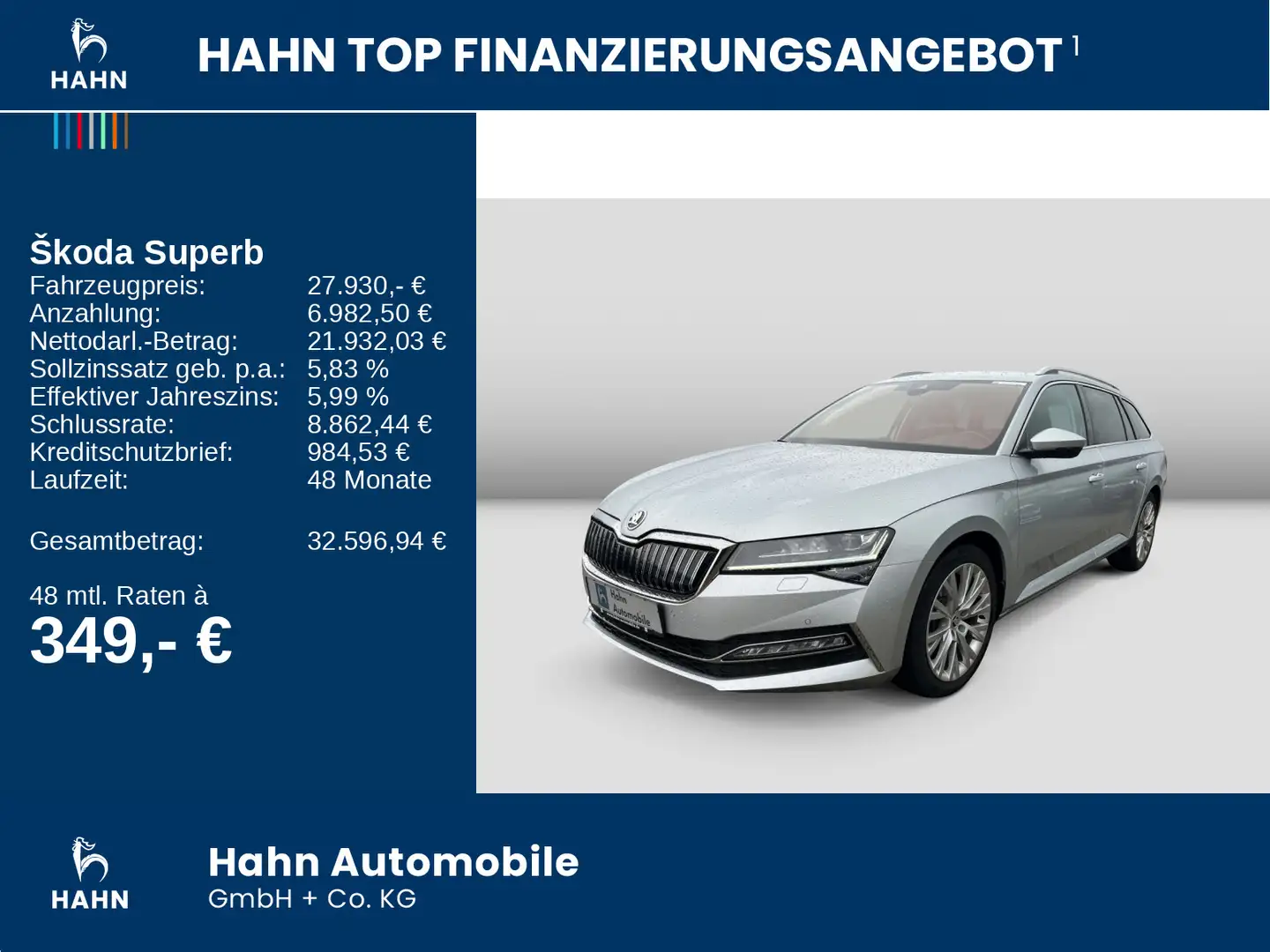 Skoda Superb Combi 1.4TSI DSG iV Style  DCC Standh ACC Silber - 2