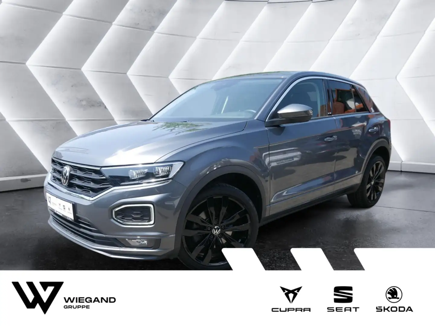 Volkswagen T-Roc 1.5 TSI Active DSG R-LINE AHK ACC LED Grau - 1