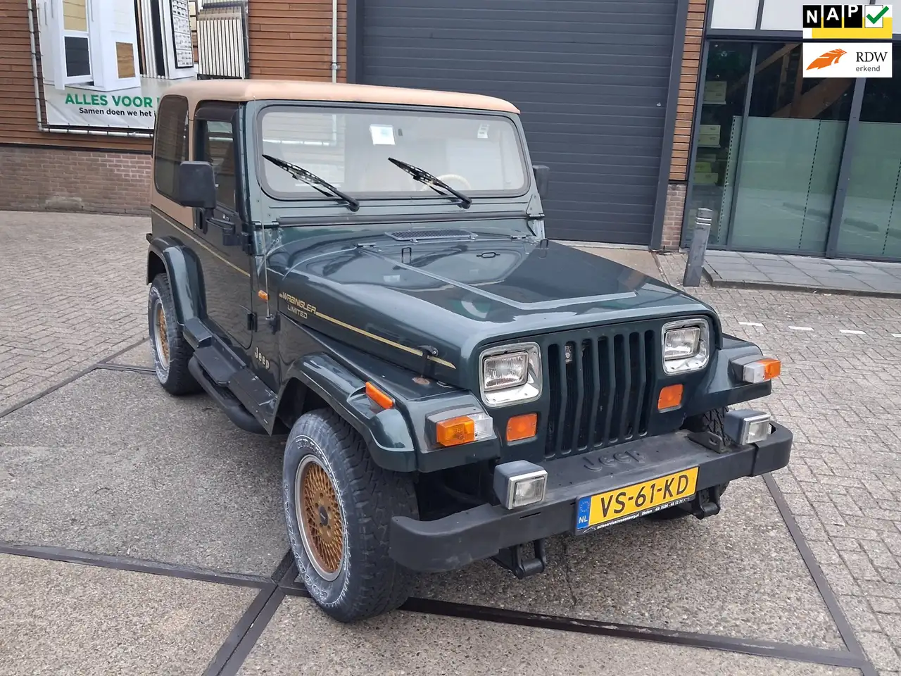 Jeep Wrangler 4.0i Wagon ((( bouwjaar 1992.)))niuewe apk, foto 1