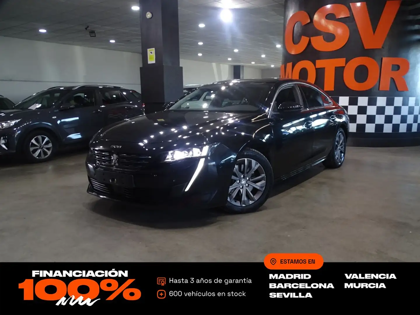 Peugeot 508 Hybrid 5P Allure HYBRID 225 e-EAT8 Negro - 1
