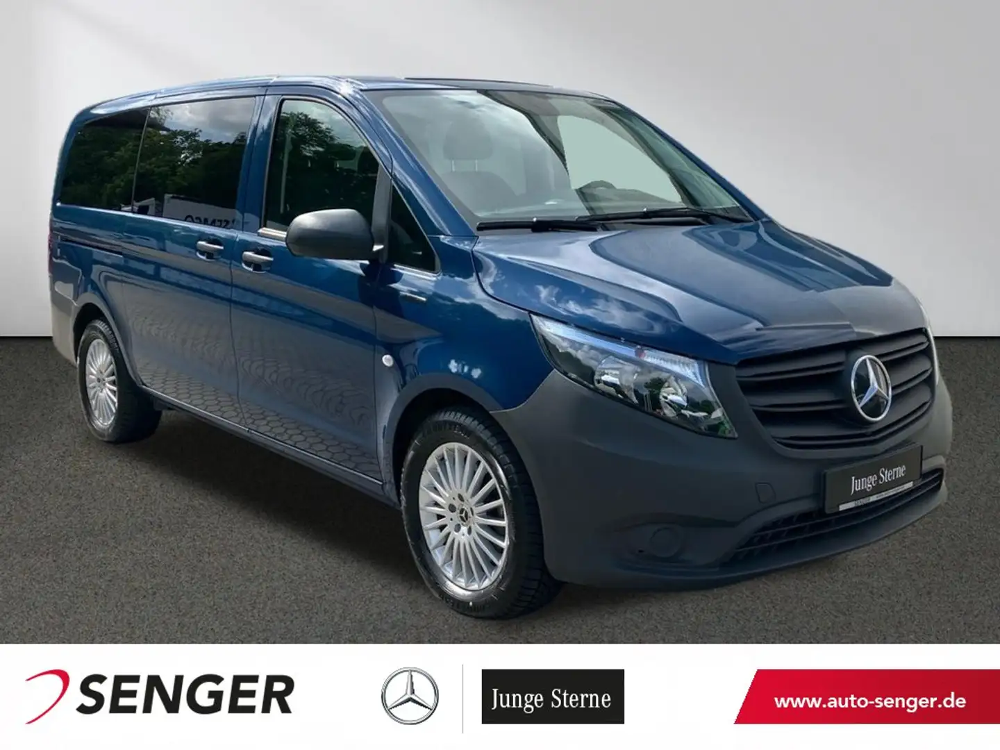 Mercedes-Benz eVito 129 Tourer Pro lang Klima Navi Tempomat Bleu - 1