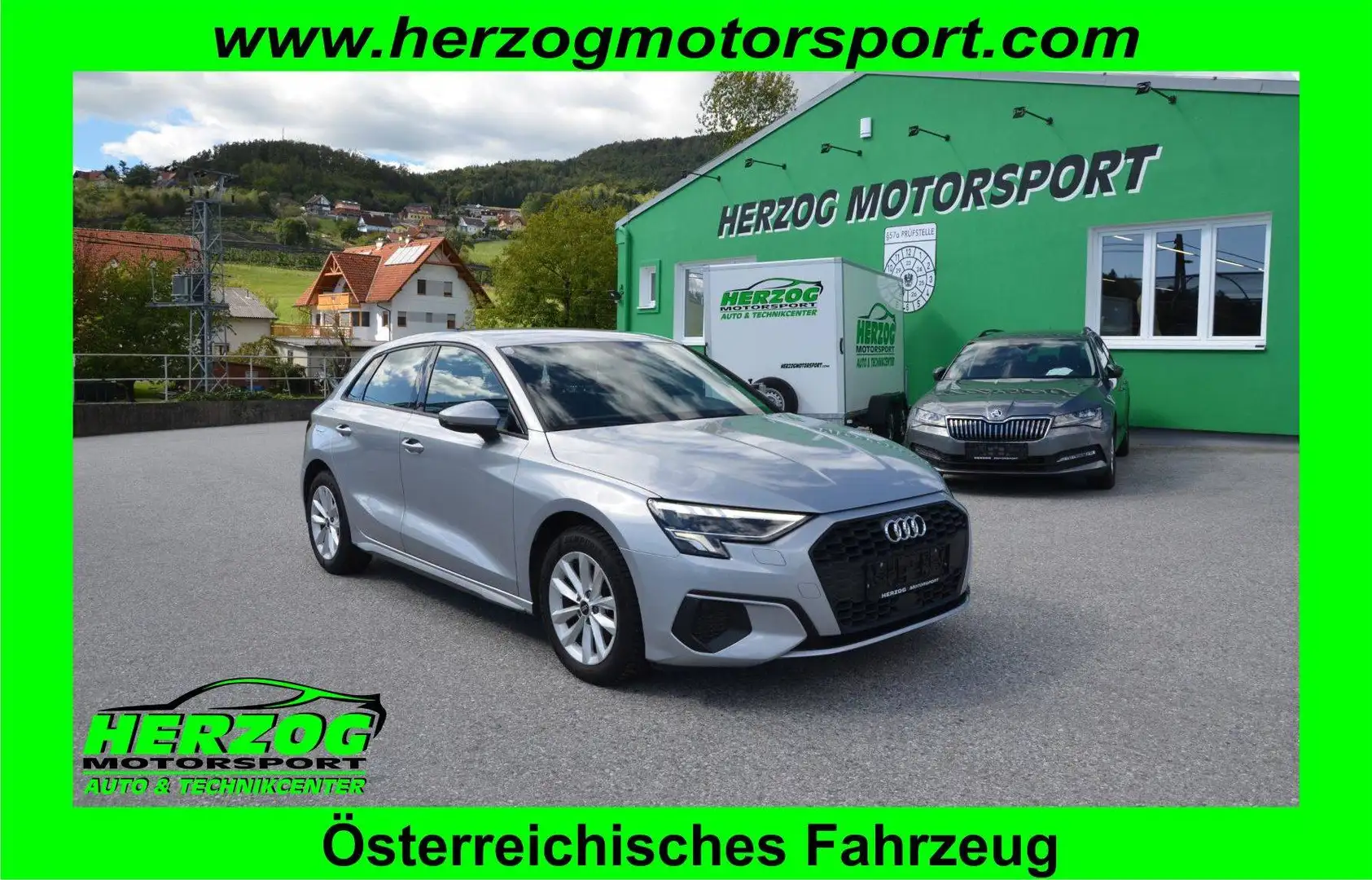 Audi A3 A3 SPORTBACK 30 TDI LED VIRTUAL SHZ NAVI Silber - 1