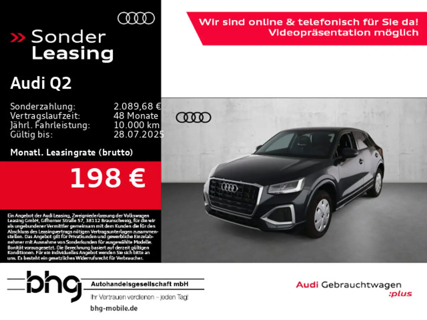Audi Q2 advanced 35 TFSI S tronic Gris - 1