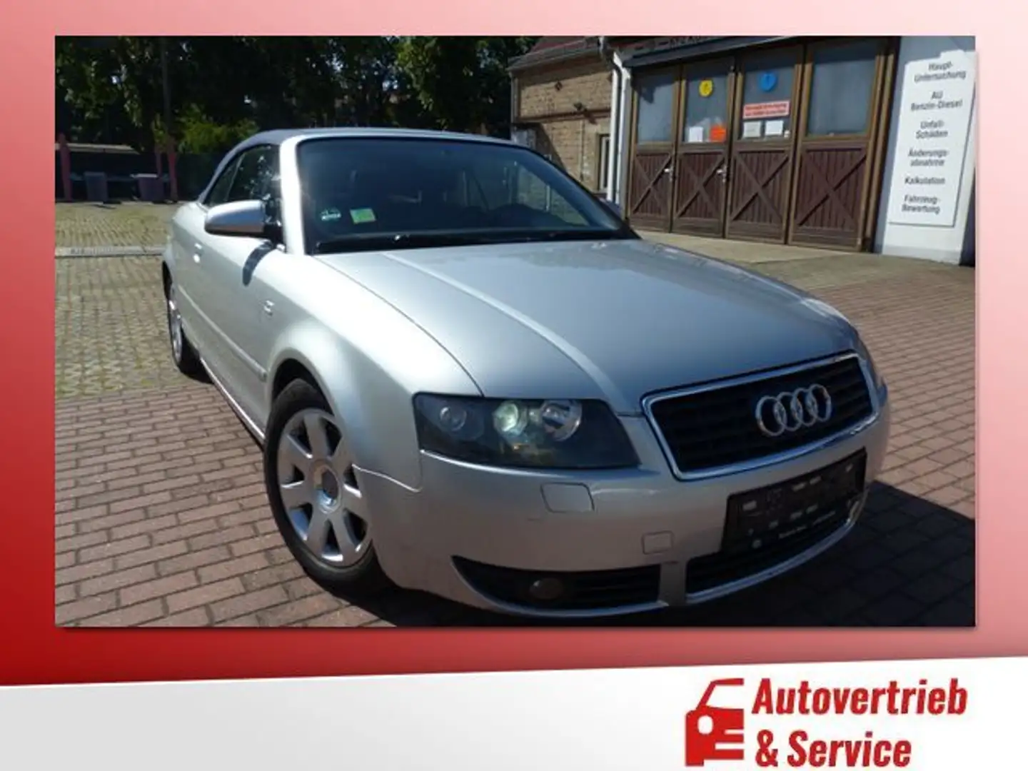 Audi Cabriolet 1.8 Klimaaut.,elektr. Verd. TÜV 06.27 Silber - 1