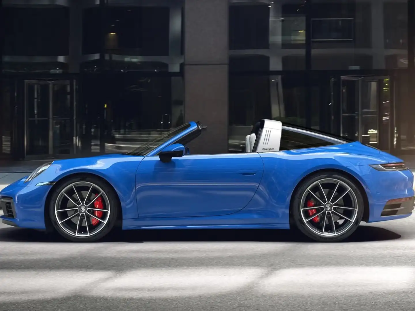 Porsche 992 targa 3.0 4s auto Blu/Azzurro - 2