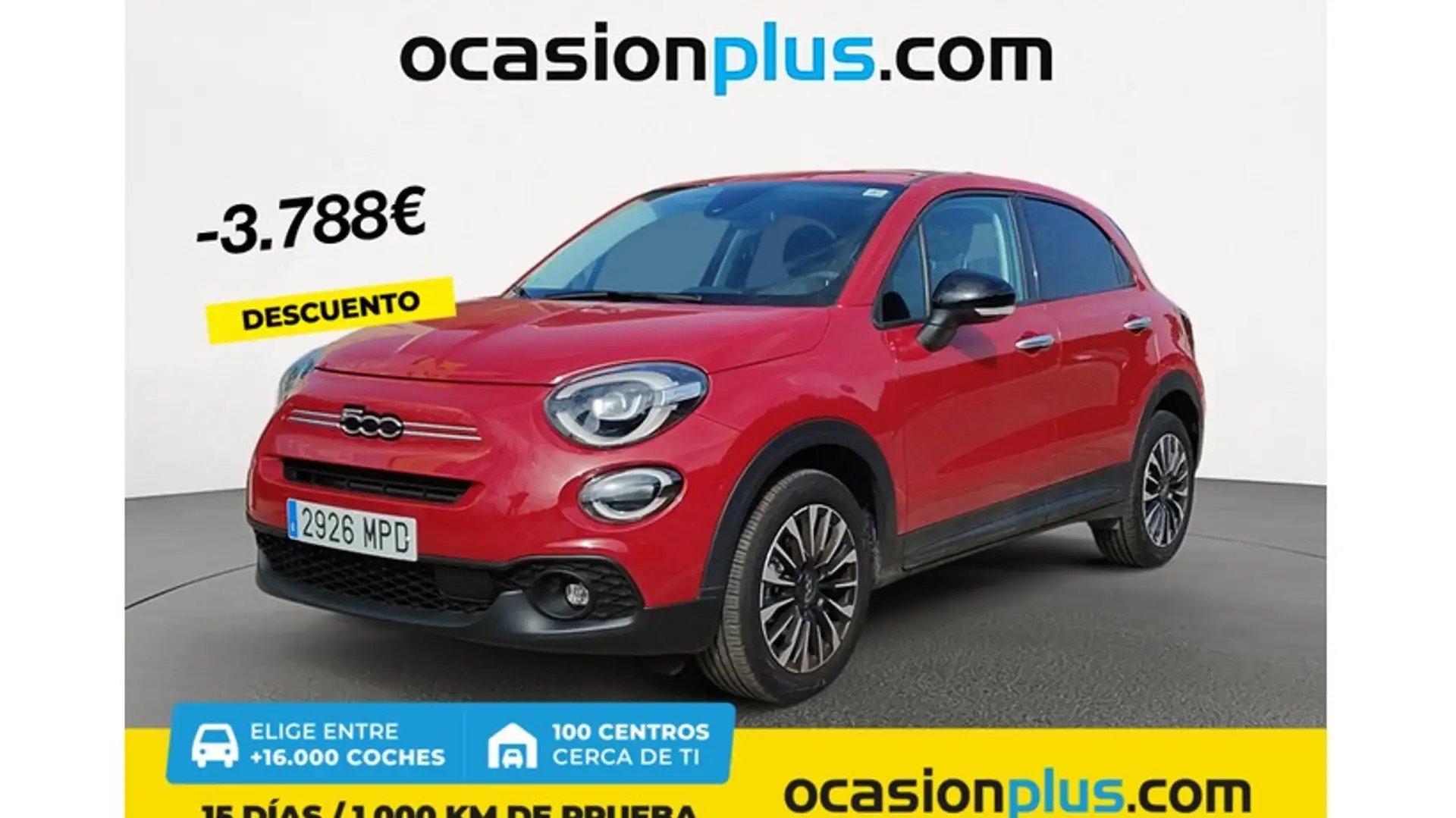 Fiat 500X 1.0 Firefly S&S Club Rojo - 1