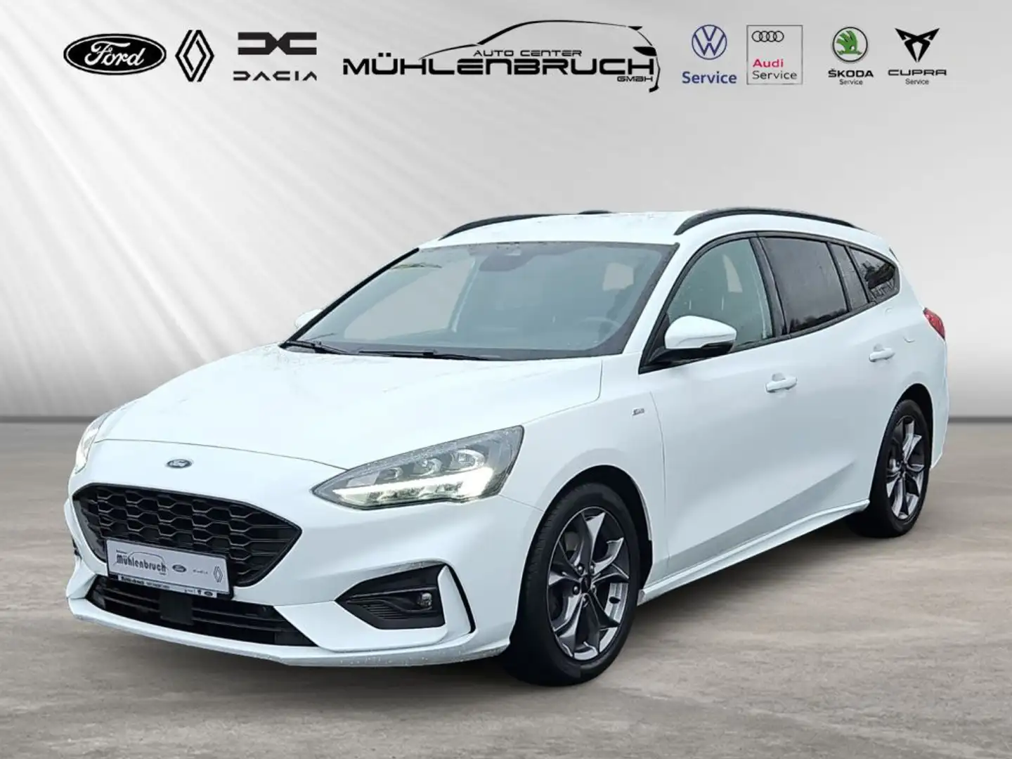 Ford Focus Turnier 1.0 EcoBoost Start-Stopp-System Aut. ST-LI Weiß - 1