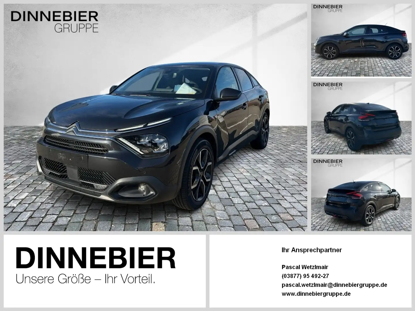 Citroen C4 E-Shine 360-CAM CAM DynLicht Schwarz - 1