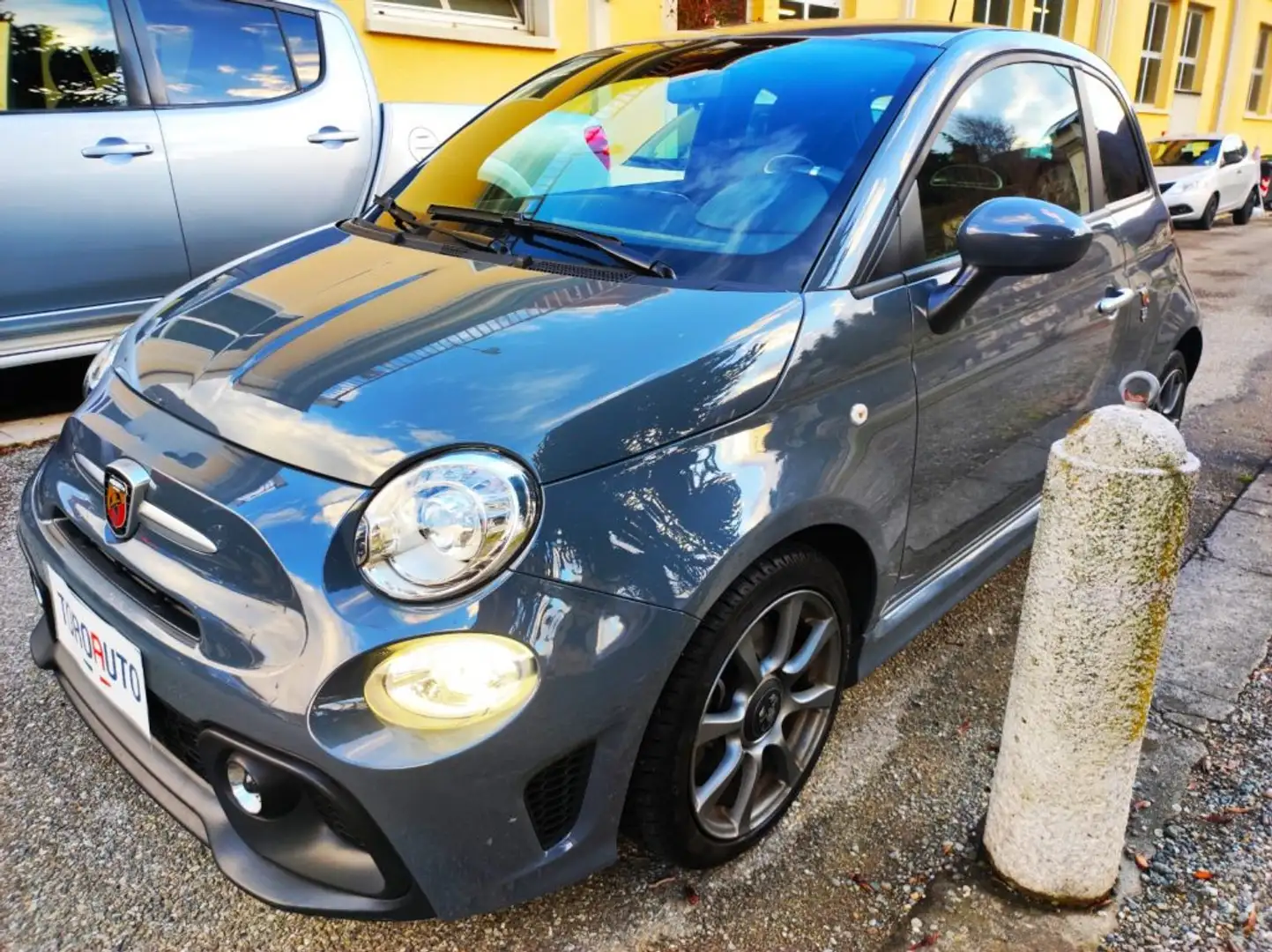 Abarth 595 1.4 Turbo T-Jet 145 CV UNICOPROPRIETARIO Grigio - 2