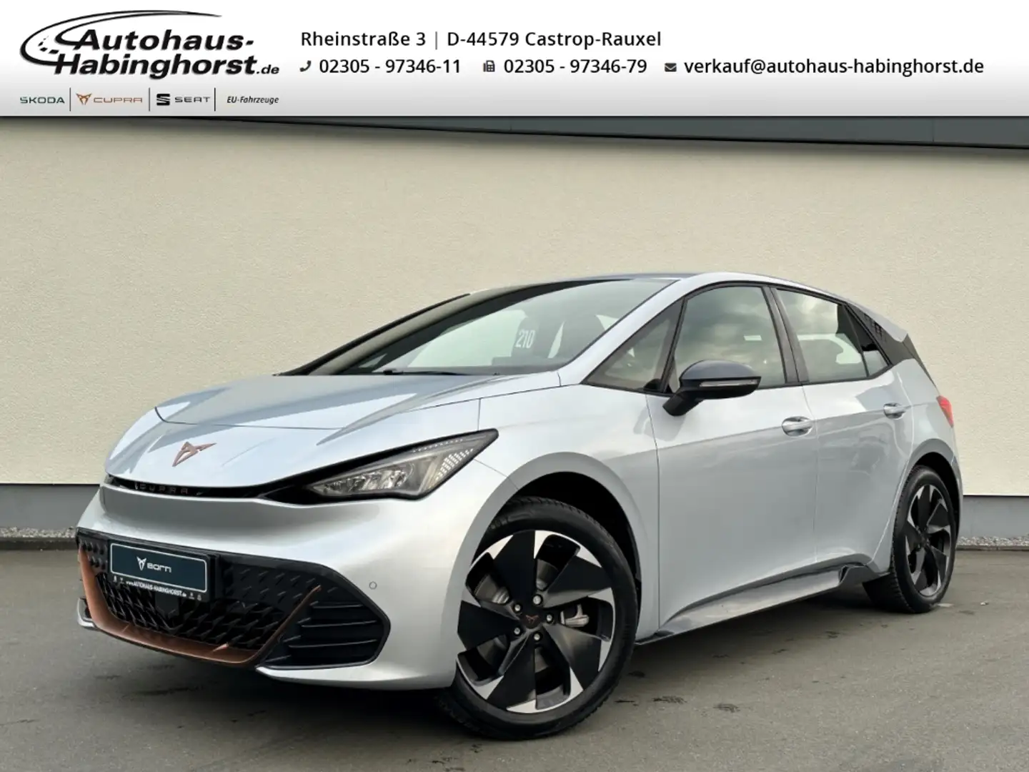 CUPRA Born 60 kWh Kamera Navi ACC Alu19 Allwetterreifen Shz S Plateado - 1