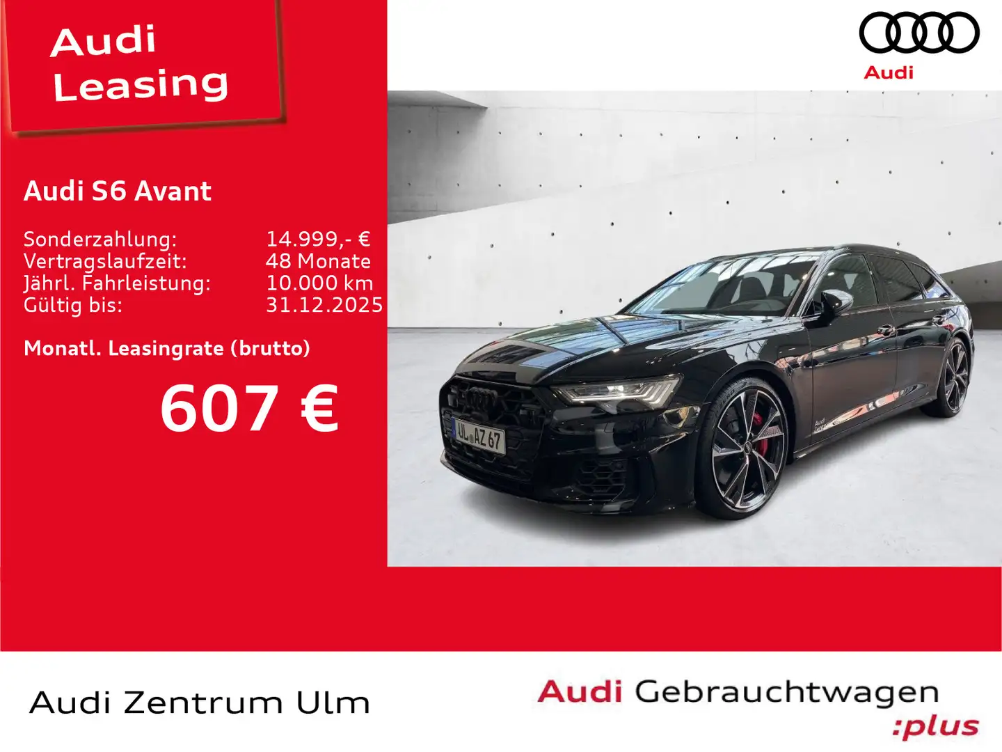 Audi S6 TDI qu 21 AHK B&O HuD NAVI PANO STANDH Schwarz - 1
