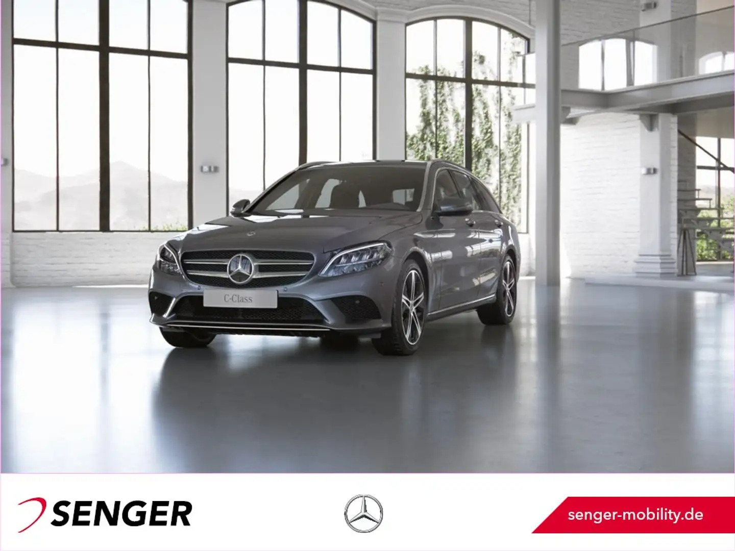 Mercedes-Benz C 300 de T Avantgarde Ambiente Sitzhzg. LED AHK Gris - 1