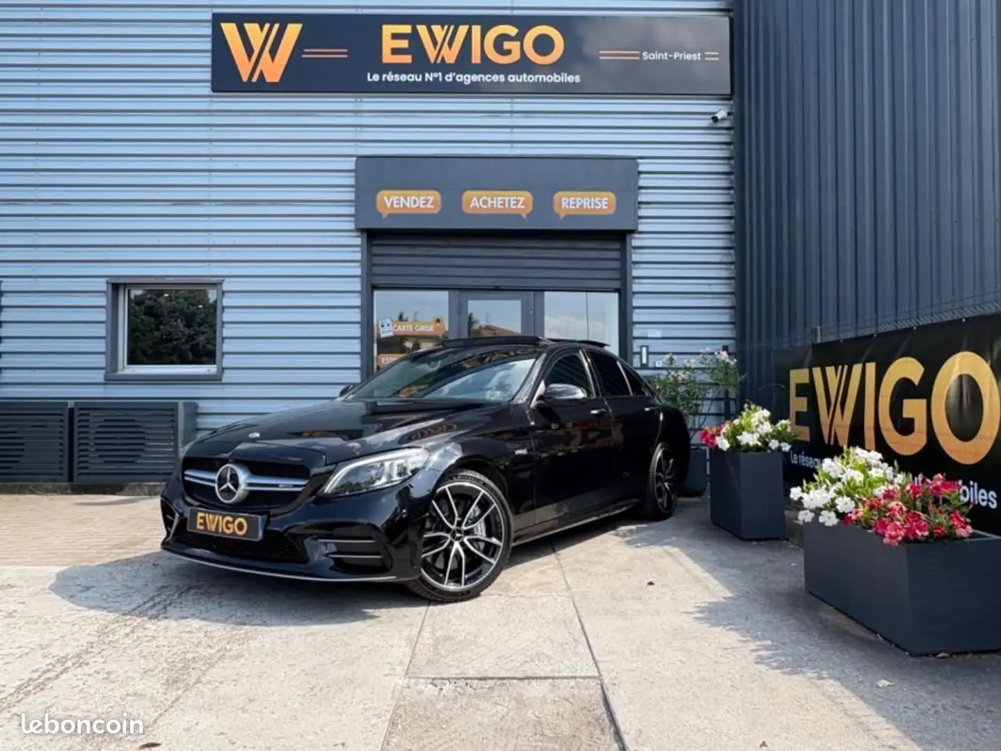 Mercedes-Benz C 43 AMG Mercedes 3.0 43 390 AMG 4MATIC BVA PNEUS NEUF HIST Noir - 1