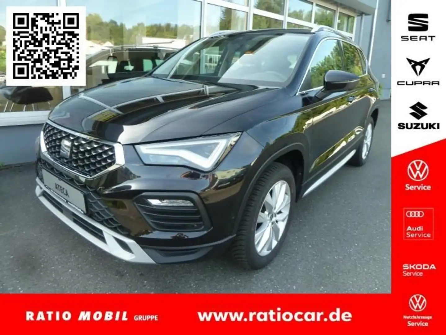 SEAT Ateca ATECA X-PERIENCE 1.5 TSI DSG AHZV NAVI SITZHEIZ. Noir - 1