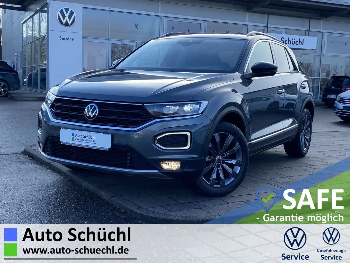 Volkswagen T-Roc 1.5 TSI DSG SPORT AHK+PANORAMA+EL.-HECK.+1 Grau - 1