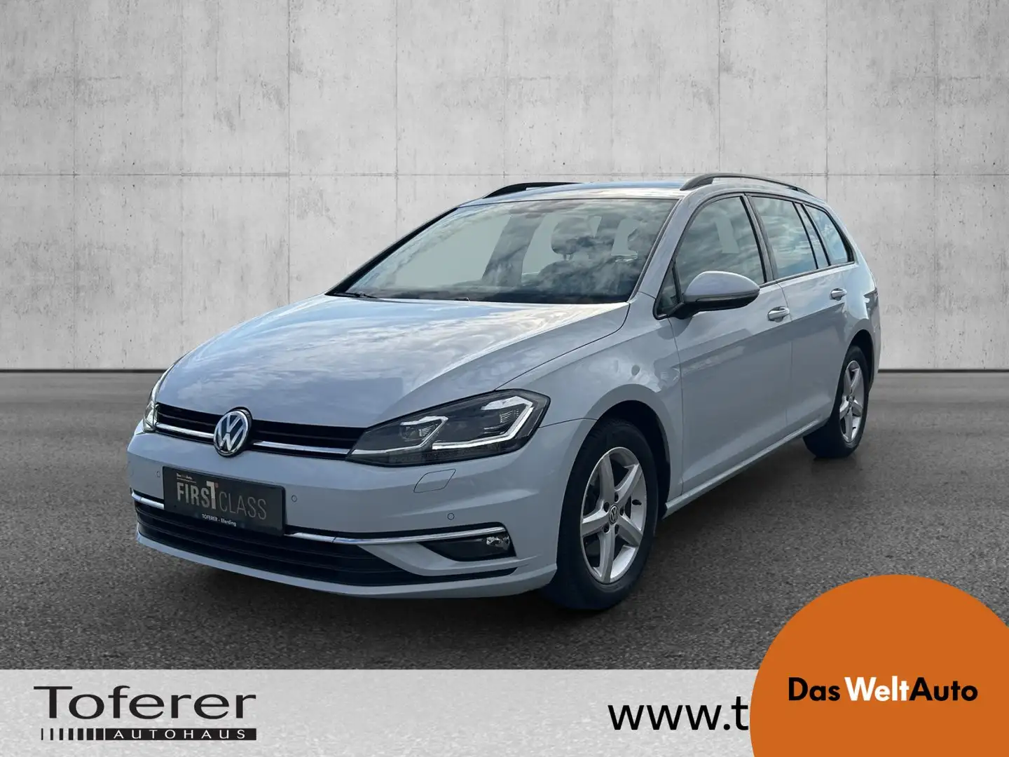 Volkswagen Golf Variant Trendline 1,6 TDI Blanc - 1