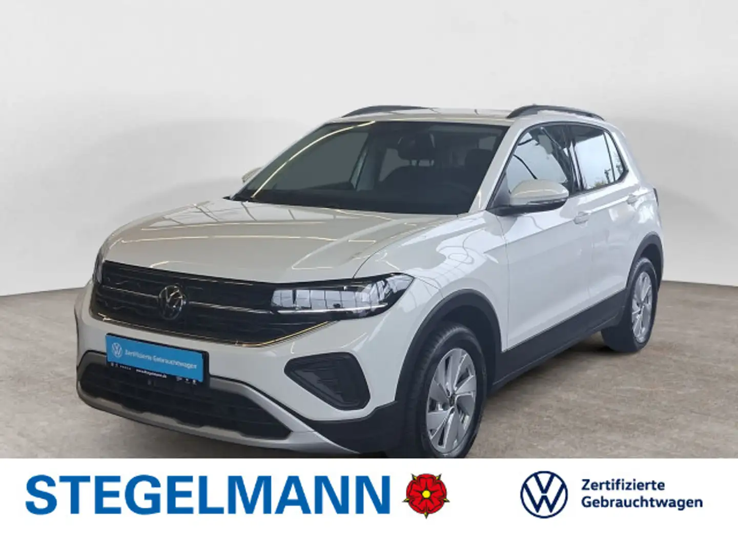 Volkswagen T-Cross 1.0 TSI Life *LED*Navi*+3J. Garantie* Blanc - 1