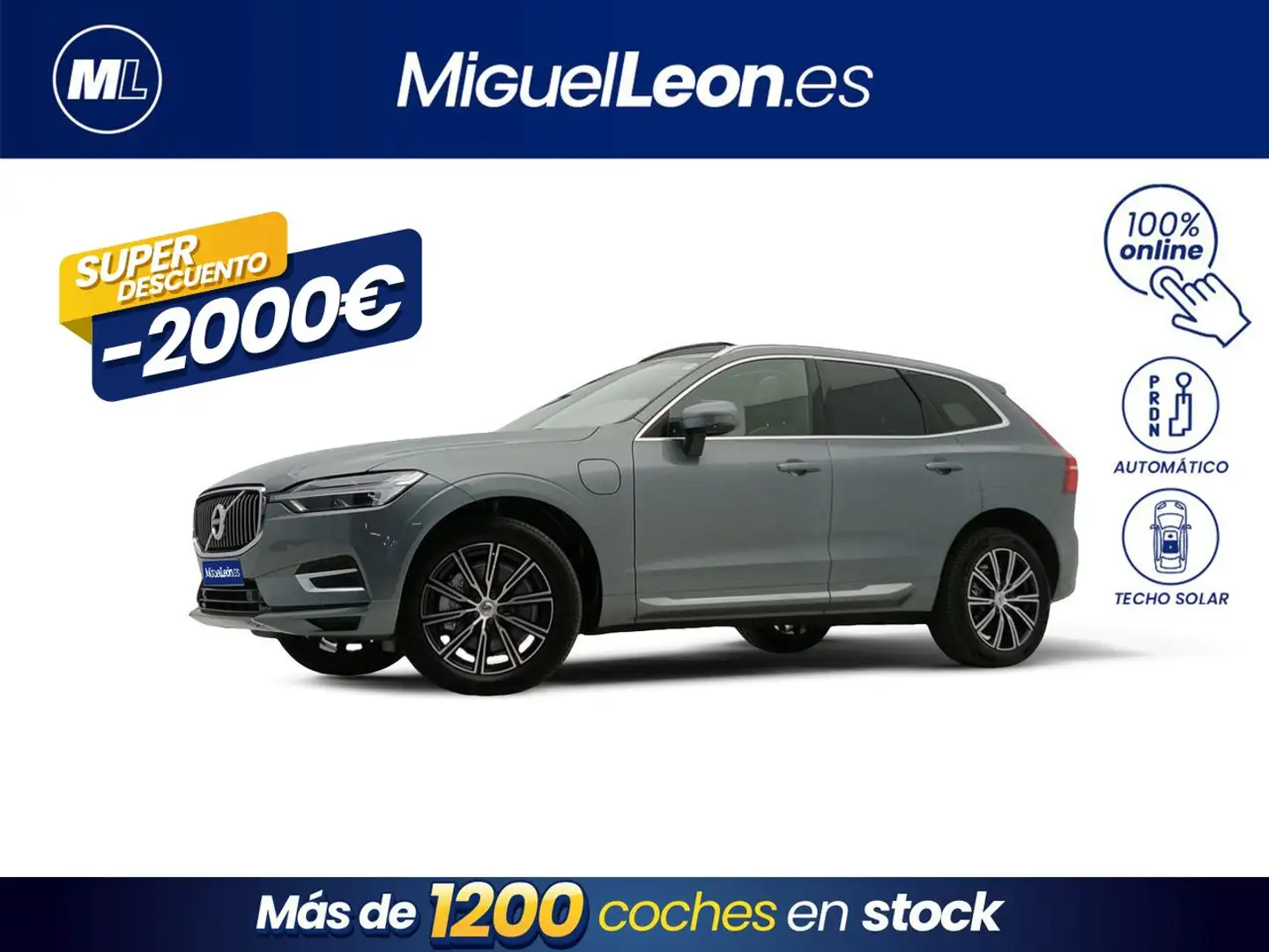 Volvo XC60 2.0 T6 AWD Recharge Inscription Auto Gris - 1