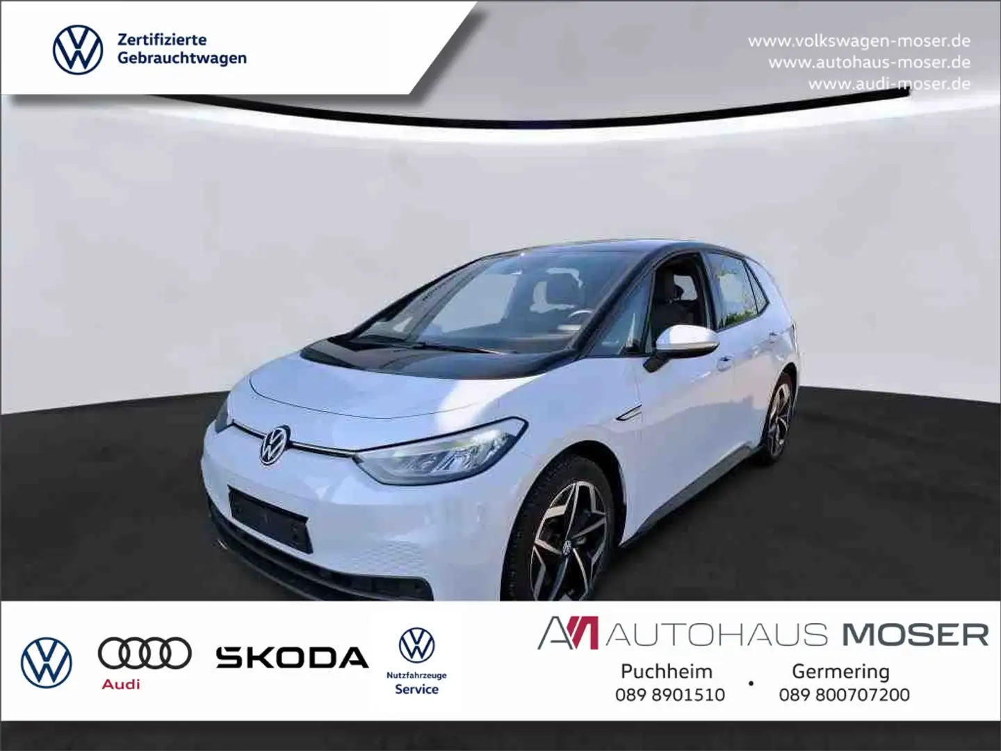 Volkswagen ID.3 Pro 62KWH NaviPro*APP*Infotainment*Komfort!!! Weiß - 1