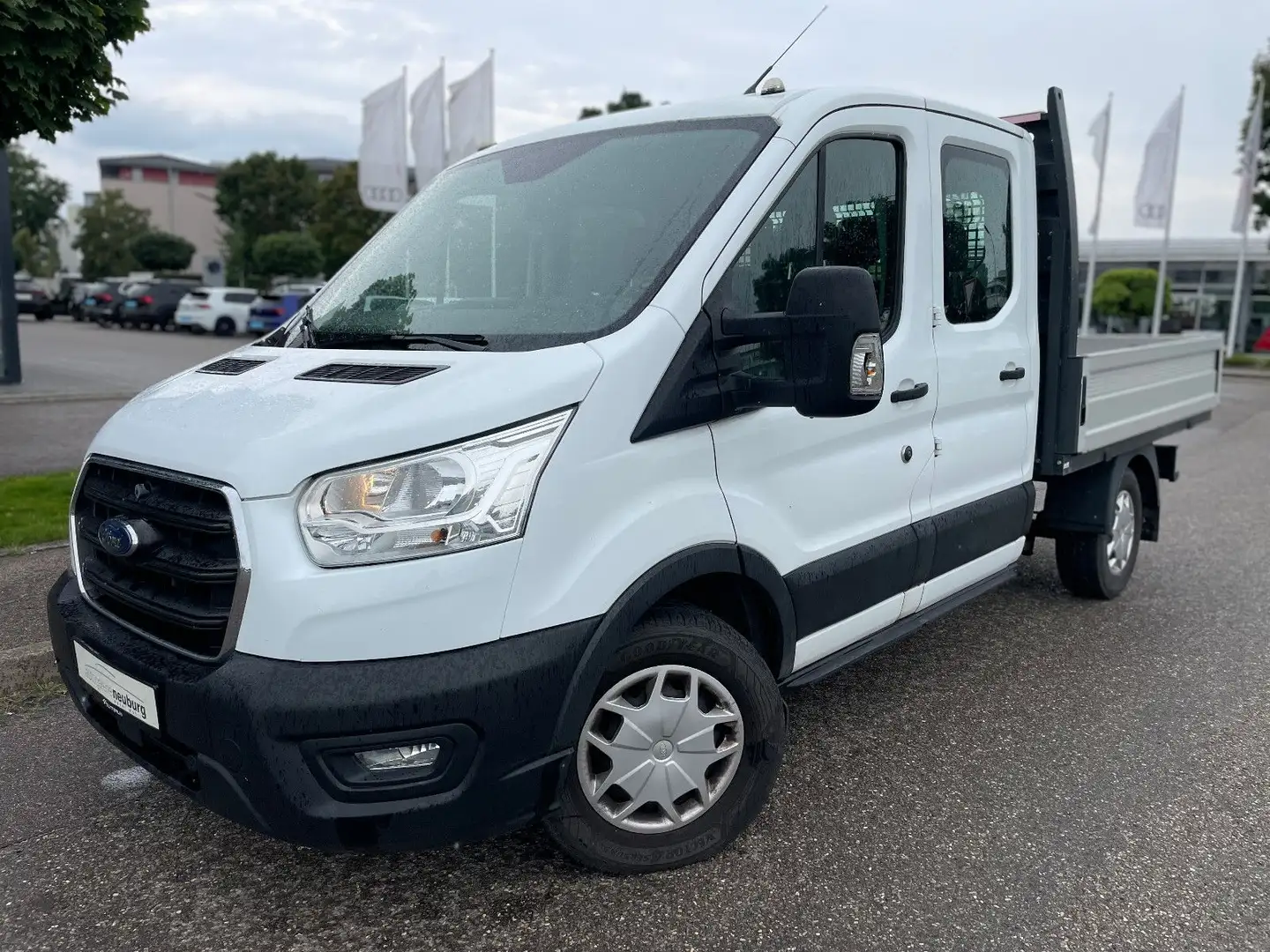 Ford Transit TRANSIT PRITSCHE 350 L2 DOPPELKABINE TREND | AHK Weiß - 1