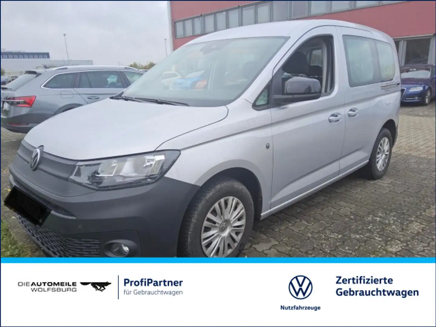 Volkswagen Caddy Caddy Kombi 2.0 TDI Standhzg/ACC/Einparkhi Silber - 1