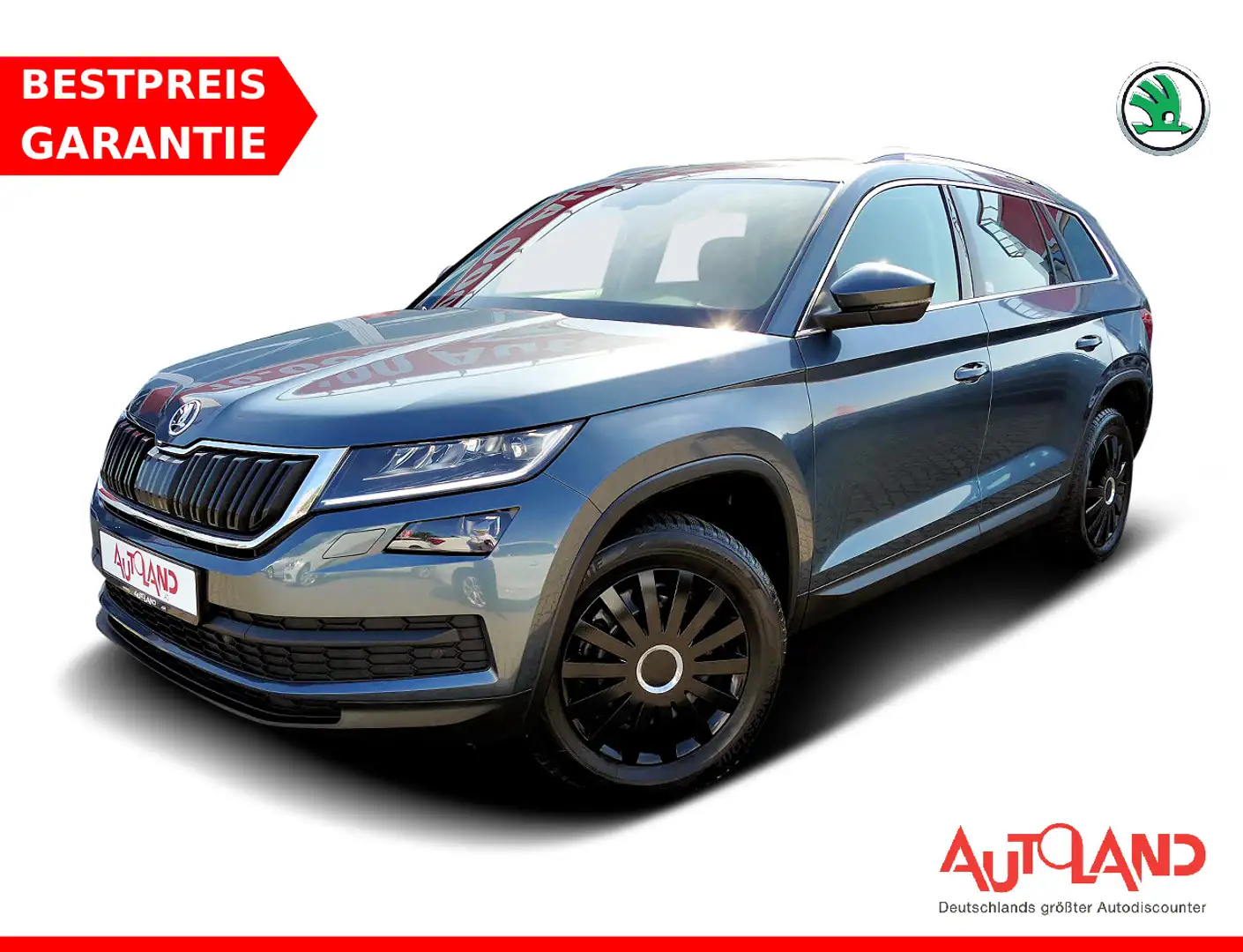Skoda Kodiaq 1.4 TSI 4x4 LED AHK Memory Tempomat Grijs - 1