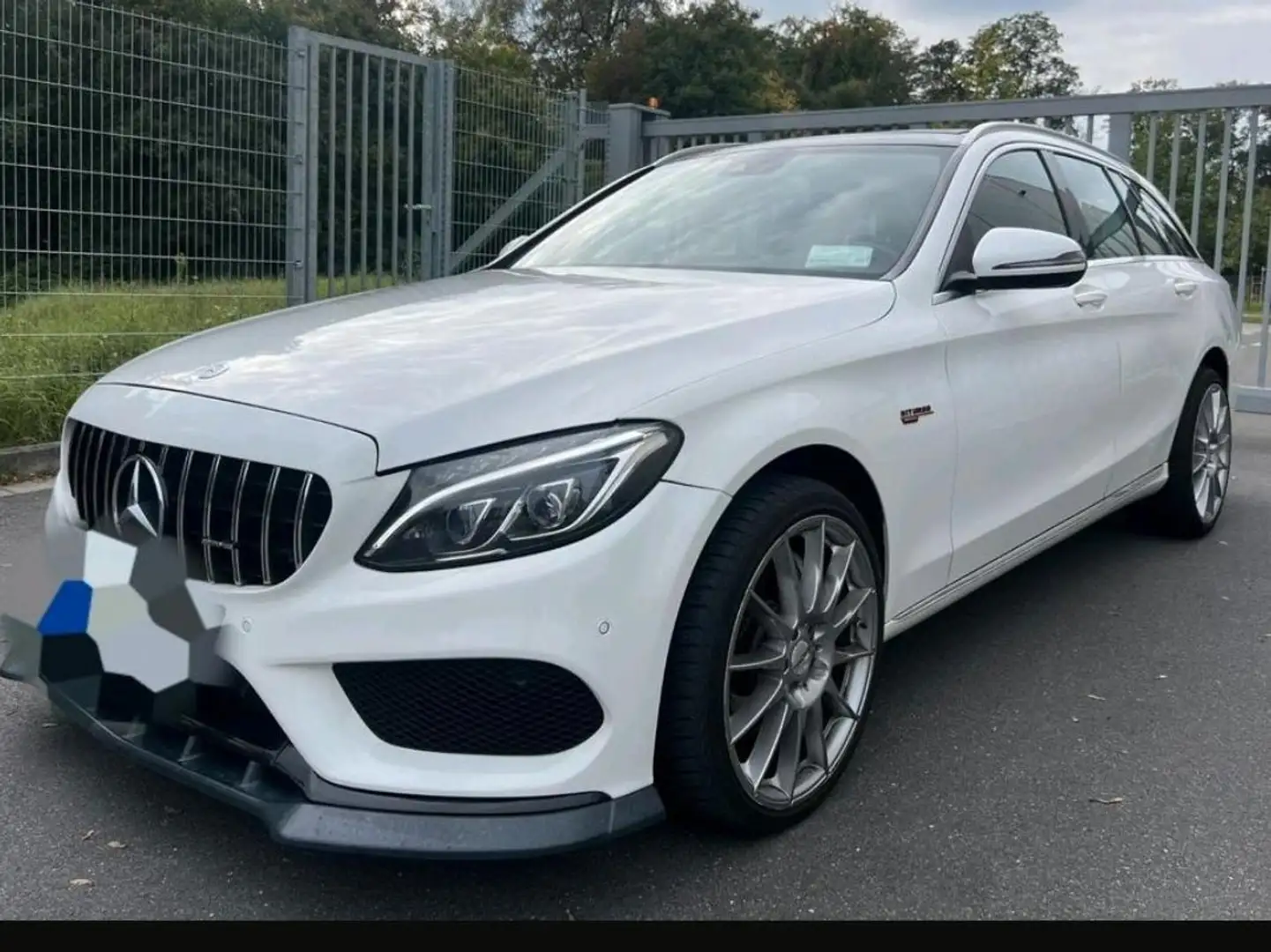 Mercedes-Benz C 400 C 400 4Matic T 7G-TRONICAMG Line Weiß - 2