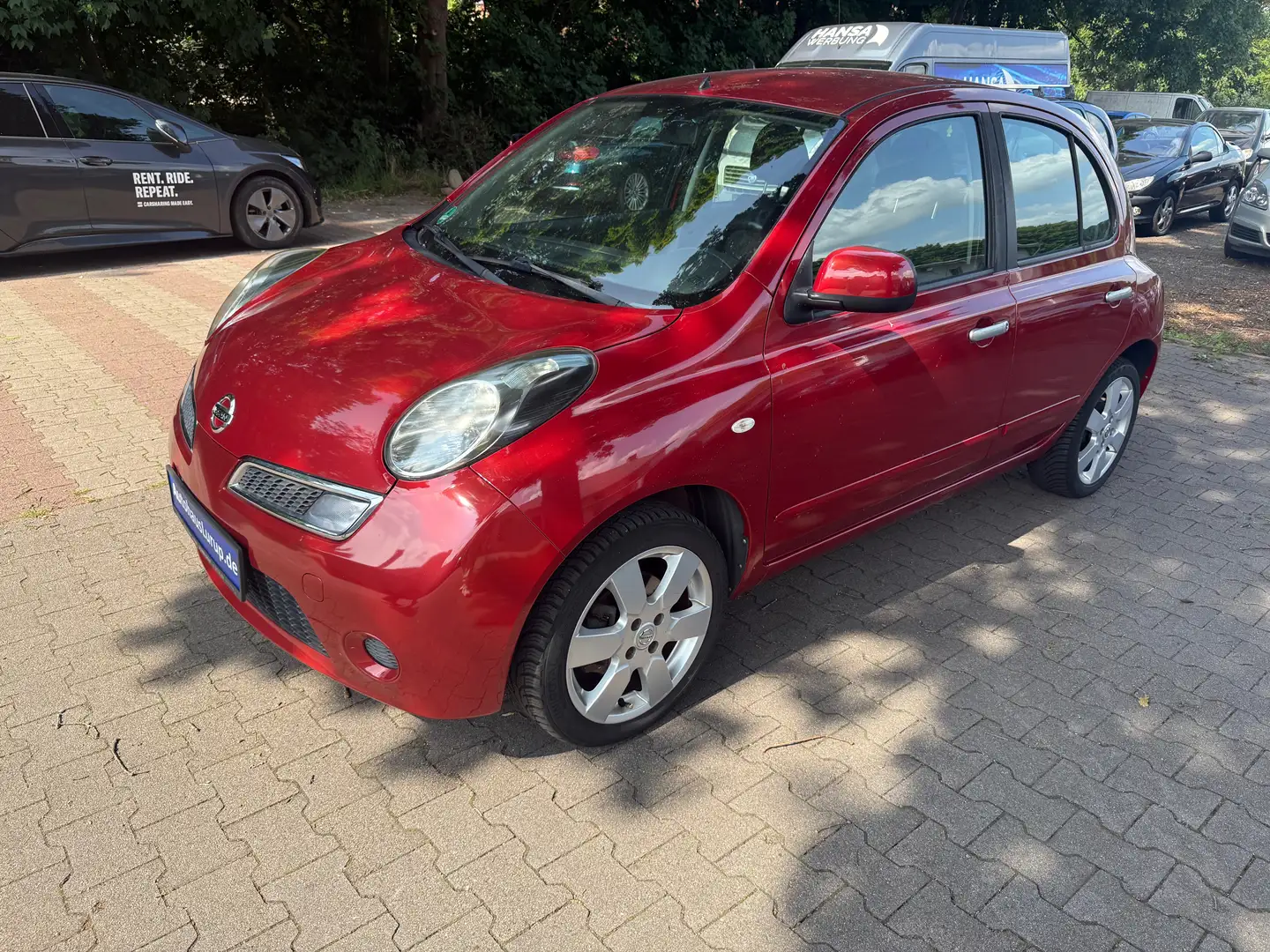 Nissan Micra I-Way+Automatik+ 5Türen+Klima Rouge - 1