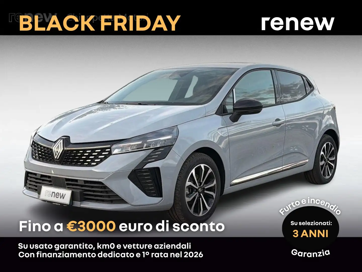 Renault Clio 1.0 tce techno 90cv Grigio - 1