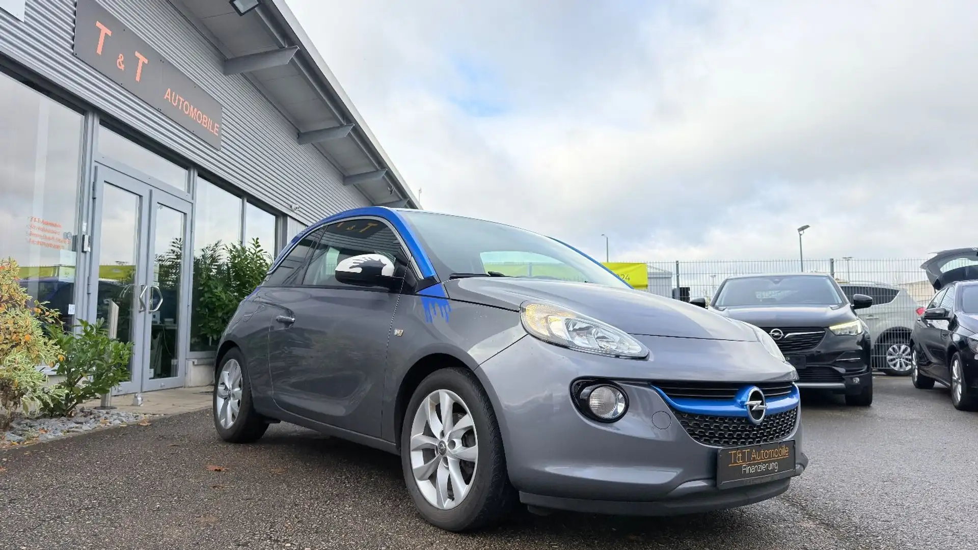 Opel Adam Unlimited BT Klimaauto Alu TÜV Tempomat EU6 Grau - 1