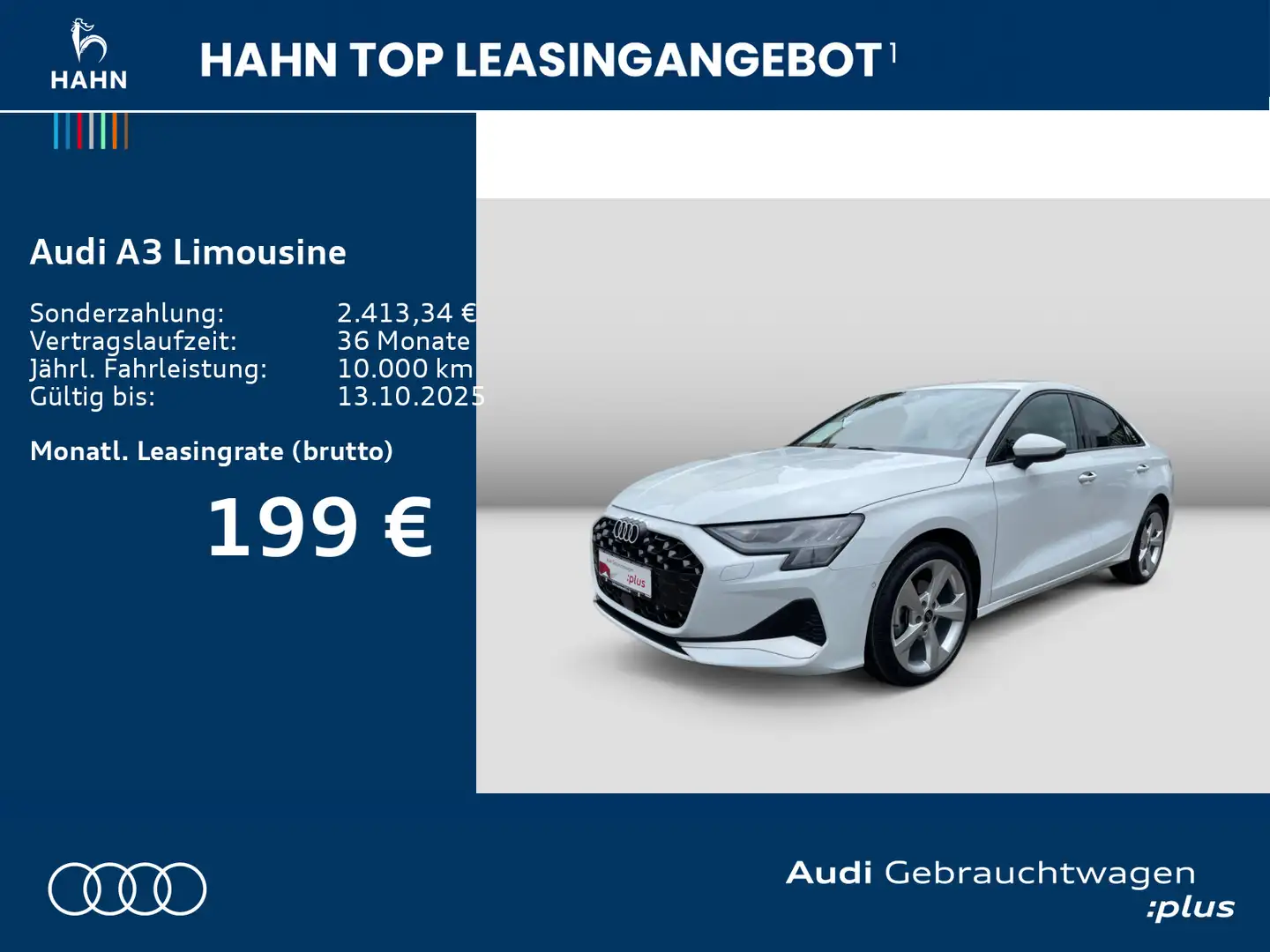 Audi A3 30 TFSI S-tronic advanced Sitzh CAM Weiß - 2