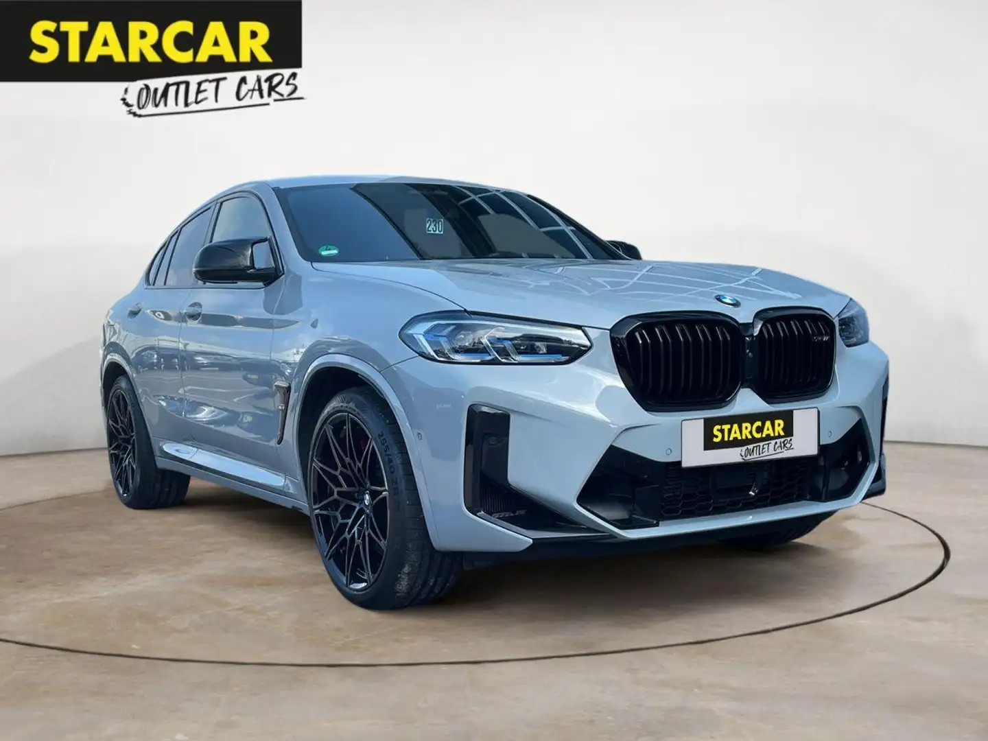 BMW X4 M COMPETITION+PANO+LASER+HUD+ACC+LEDER+360°+AHK+ Grijs - 1