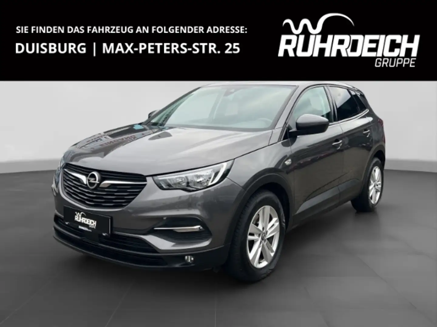 Opel Grandland X 1.2 T Edition Carplay+Sitzhzg+Allwetter+PDC v/h+AL Grau - 1
