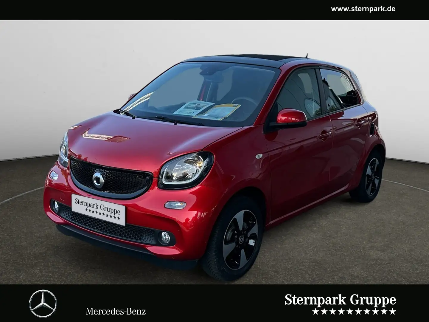 smart forFour forfour 66kW twinamic FALTDACH*NAVI*EINPARKHILFE Rojo - 1