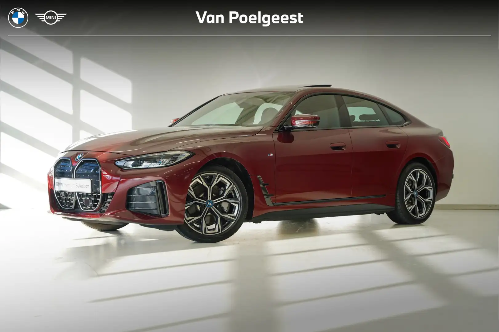 BMW i4 eDrive40 High Executive M Sportpakket Rouge - 1