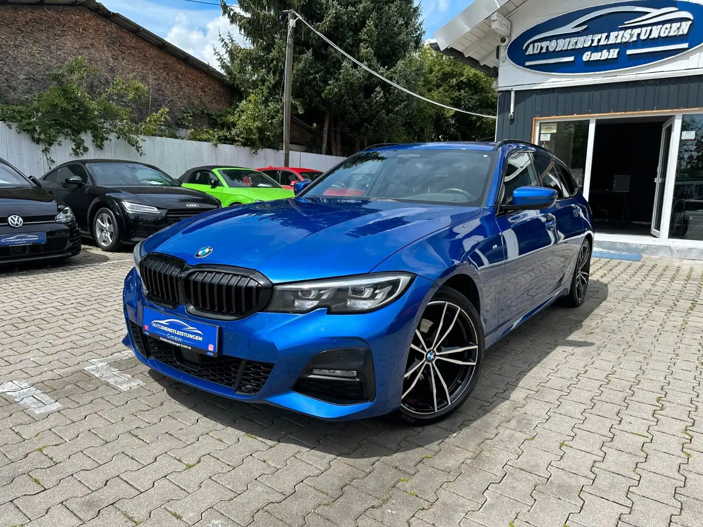 BMW 320 d xDrive M-Sport SAG Live-C. DA+/PA AHK SH Bleu - 1