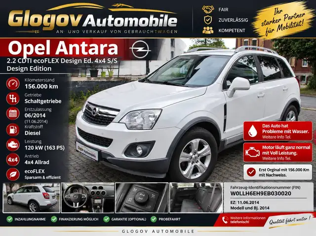 Opel Antara 2.2 CDTI eco FLEX Design Ed. 4x4 S/S