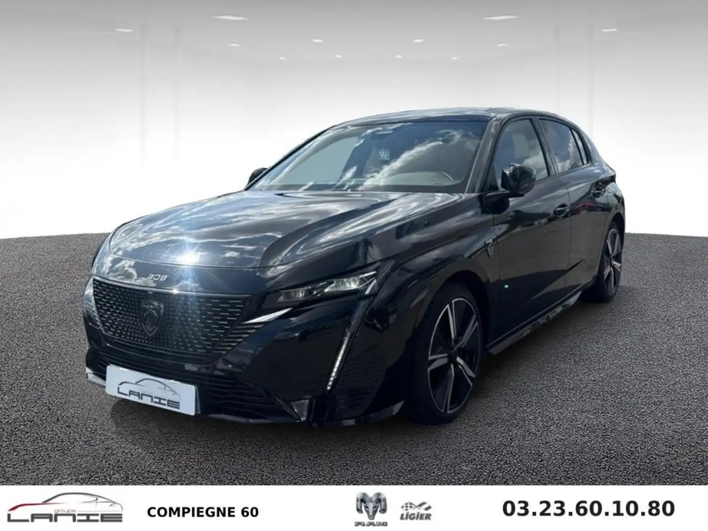 Peugeot 308 BlueHDi 130ch S&S EAT8 GT Noir - 1