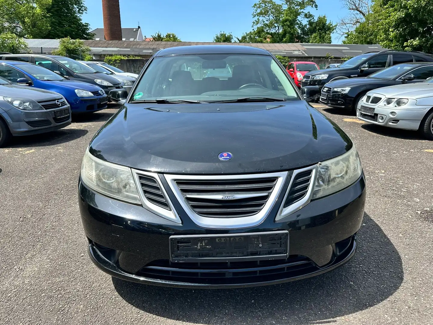 Saab 9-3 1.9 TiD Linear 1. Hand Leder TÜV 09/2025 Czarny - 2