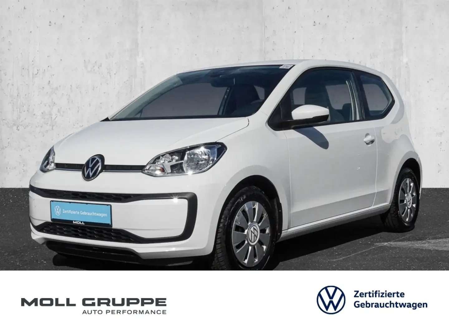Volkswagen up! 1.0 48 kW 5-Gang AUT KAM PDC Weiß - 1