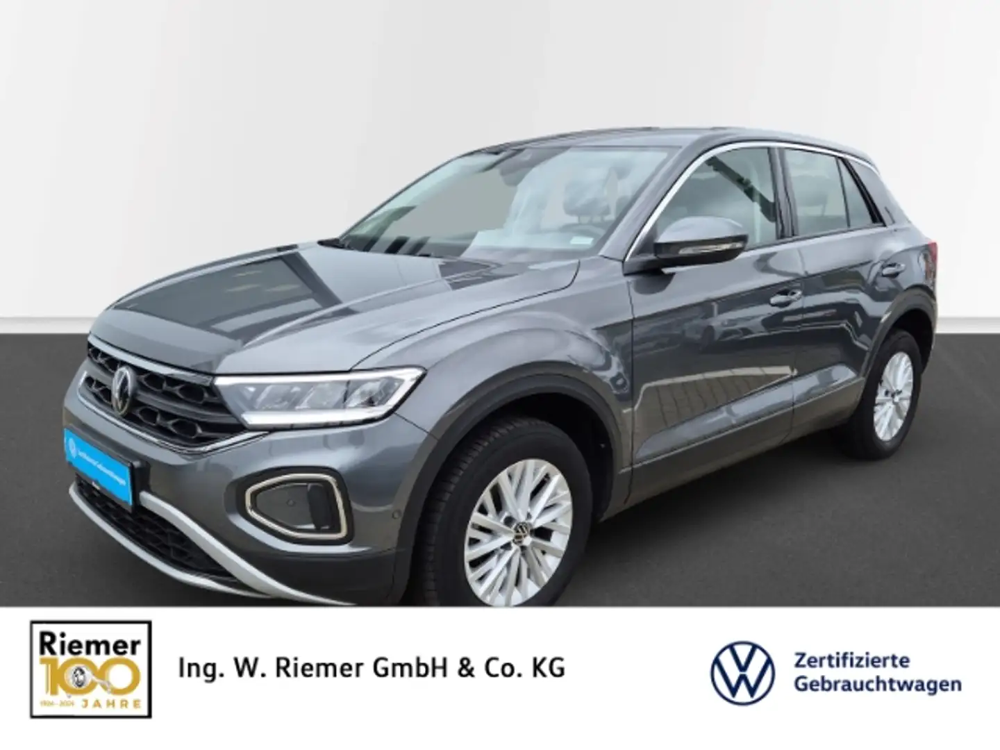 Volkswagen T-Roc 1,0 TSI AHK SHZ ACC AppConnect LED PDC Grau - 1